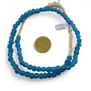 Collar cuentas de vidrio de Ghana pequeñas