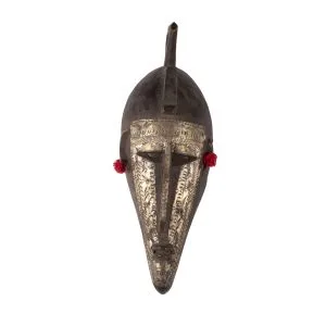 MASCARA BAMBARA MADERA/BRONCE