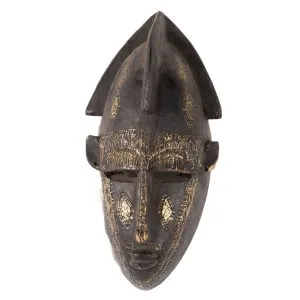 MASCARA BAMBARA MADERA/BRONCE