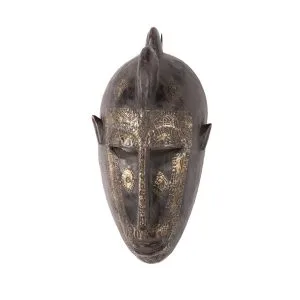 MASCARA BAMBARA MADERA/BRONCE