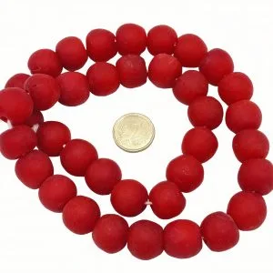 Collar de vidrio bolas