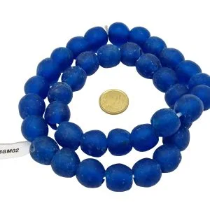 Collar de vidrio bolas