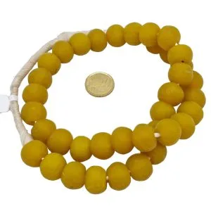 Collar de vidrio bolas