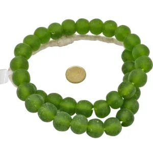 Collar de vidrio bolas