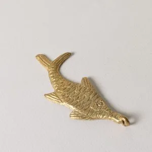 Pez espada de bronce
