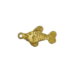 Pez de bronce pequeño (Pack de 2 piezas)