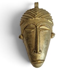 Máscara de bronce hecha a mano