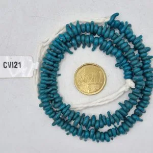 Collar de vidrio de cuentas irregulares