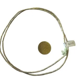 Tiras de bronce plateada  TUB