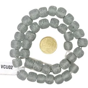 Collar de cuentas de vidrio glaseado