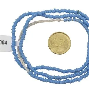 Collar de cuentas de vidrio  donuts- pequeñas