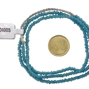 Collar de cuentas de vidrio  donuts- pequeñas