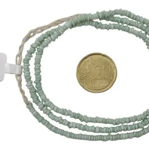 Collar de cuentas de vidrio  donuts- pequeñas