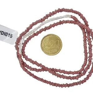 Collar de cuentas de vidrio  donuts- pequeñas