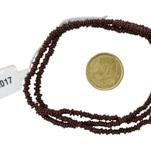 Collar de cuentas de vidrio  donuts- pequeñas