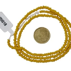 Collar de cuentas de vidrio  donuts- pequeñas