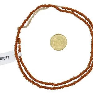 Collar de cuentas de vidrio donuts- pequeñas