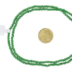 Collar de cuentas de vidrio  donuts- pequeñas