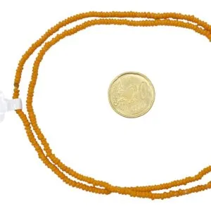Collar de cuentas de vidrio donuts- pequeñas