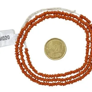 Collar de cuentas de vidrio  donuts- pequeñas