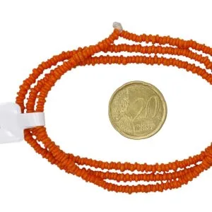 Collar de cuentas de vidrio  donuts- pequeñas