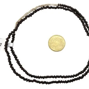 Collar de cuentas de vidrio  donuts- pequeñas