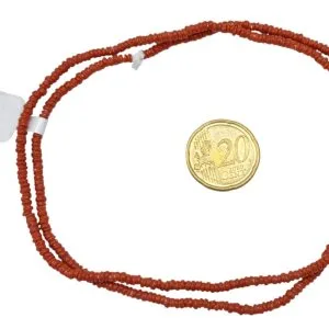 Collar de cuentas de vidrio donuts- pequeñas