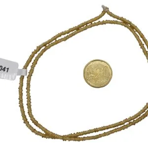 Collar de cuentas de vidrio  donuts- pequeñas