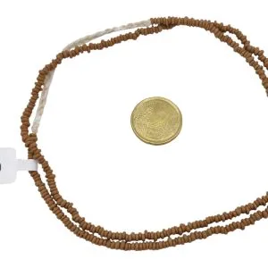 Collar de cuentas de vidrio donuts- pequeñas