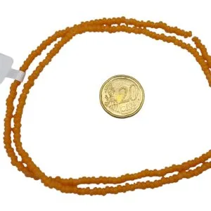 Collar de cuentas de vidrio  donuts- pequeñas