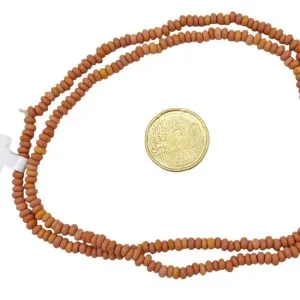 Collar de cuentas de vidrio  donuts- pequeñas