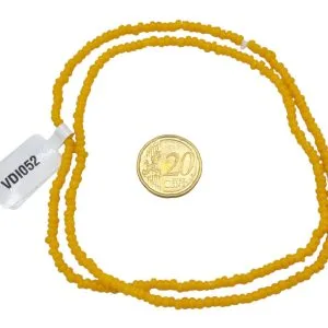 Collar de cuentas de vidrio  donuts- pequeñas