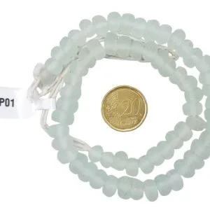 Collar de cuentas de vidrio glaseado