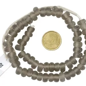 Collar de cuentas de vidrio glaseado
