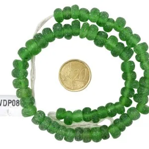 Collar de cuentas de vidrio glaseado