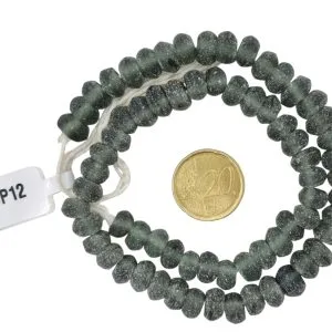 Collar de cuentas de vidrio glaseado