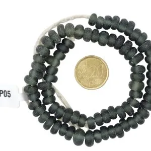 Collar de cuentas de vidrio glaseado