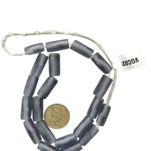 Collar de cuentas de vidrio glaseado