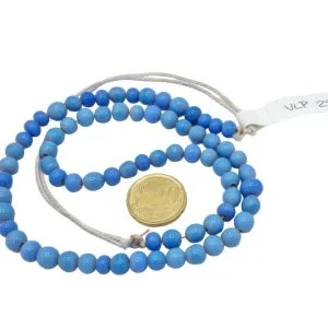 Collar de cuentas de vidrio redondas