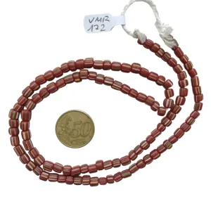 Collar de vidrio reciclado hecho a mano