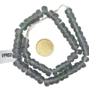 Collar de cuentas de vidrio glaseado