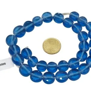 Collar de cuentas de vidrio glaseado