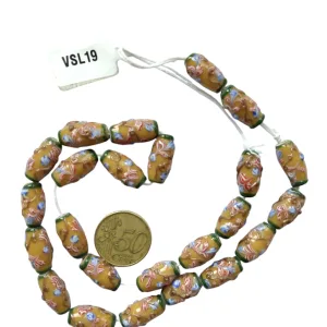 Tiras de vidrio ovalos pequeños venecianos