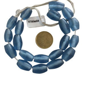 Collar de cuentas de vidrio glaseado