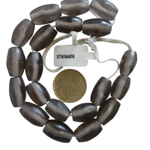 Collar de cuentas de vidrio glaseado