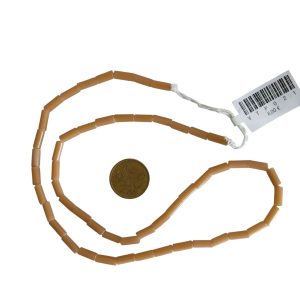 Tiras de cuentas de vidrio macarrones