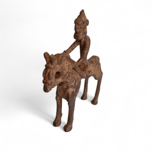 JINETE A CABALLO DE BRONCE
