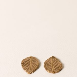 Colgante hoja de bronce (Pack de 2 piezas)