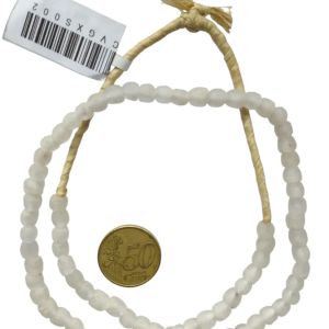 Collar cuentas de vidrio de Ghana pequeñas