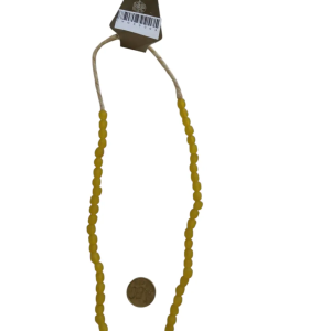 Collar cuentas de vidrio de Ghana pequeñas